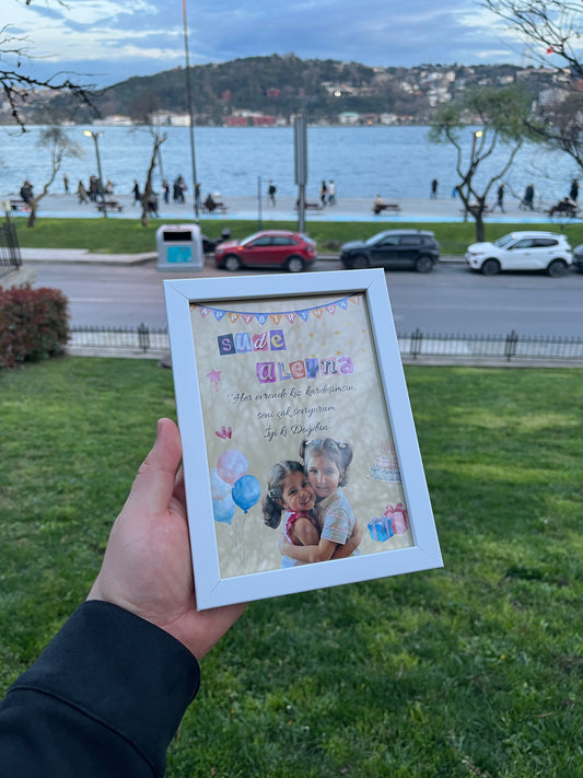 Kişiye Özel Doğum Günü Çerçevesi